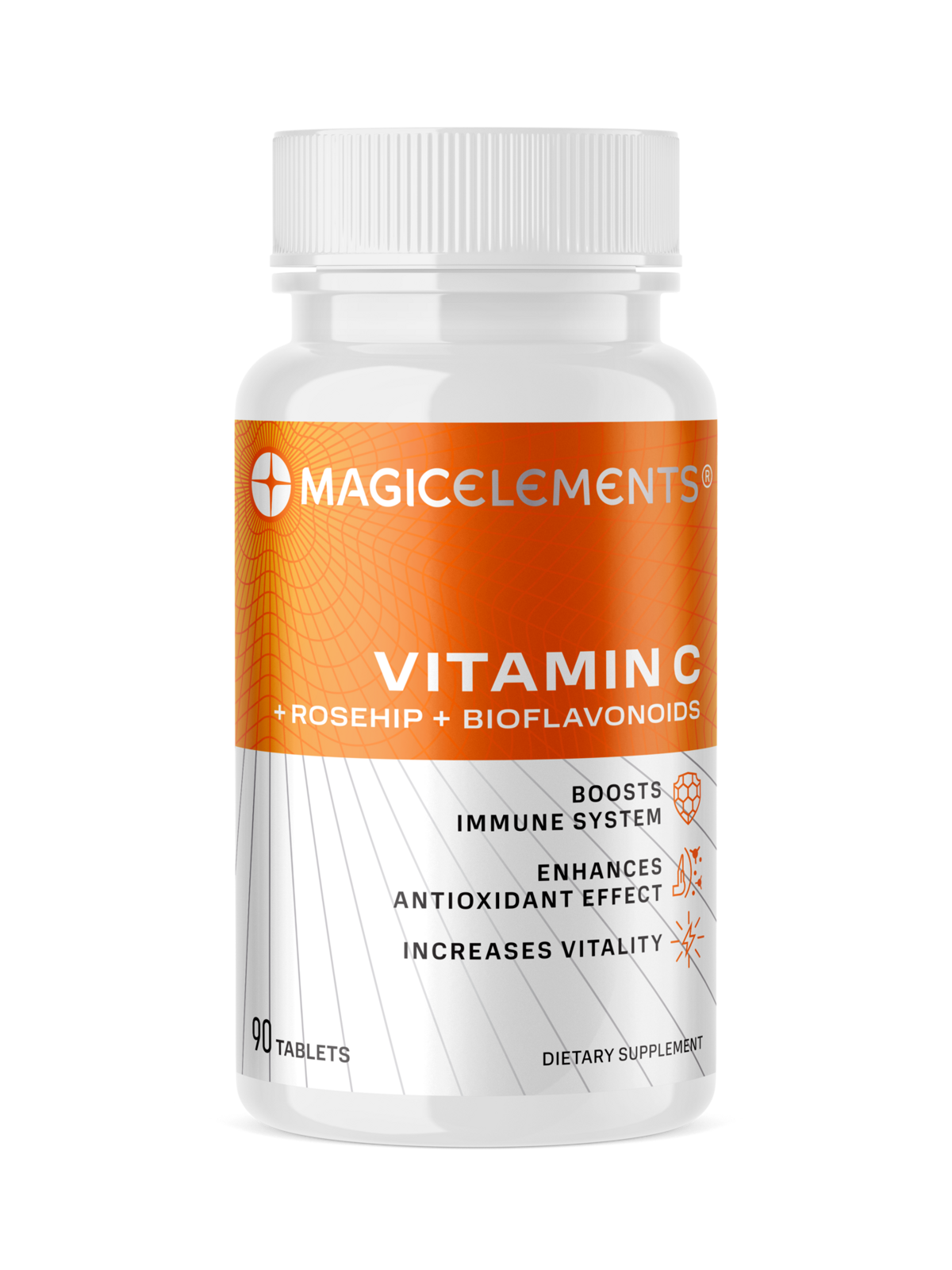 Magic Elements Vitamin C+Rosehip+Bioflavonoids 90 табл.