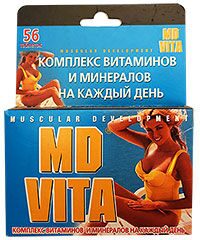 MD Vita комплекс витаминов и минералов на каждый день 56 таблеток